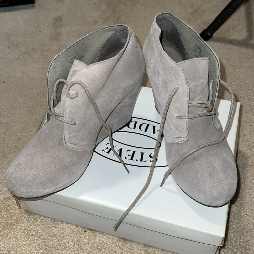 Grey booties